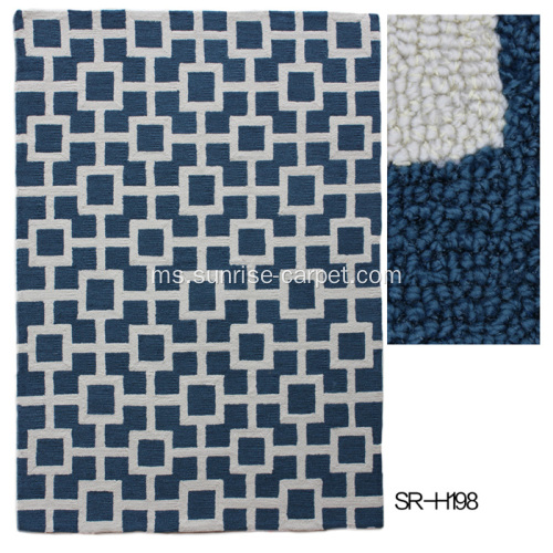 Hand Hooked Carpet Indoor &amp; Outdoor Rug